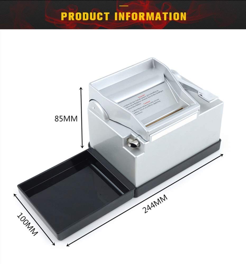 Automatic Cigarette Rolling Machine 110V-240V - Electric Cigarette Maker for Home, Office, Garden & Car Use - Perfect for DIY Tobacco Enthusiasts & Rolling Convenience