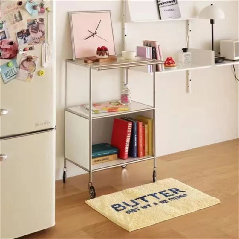 Non-Slip Cartoon Butter & Toast Floor Mat - Soft Kitchen Rug for Kids Playroom, Dining Area, and Bathroom Safety