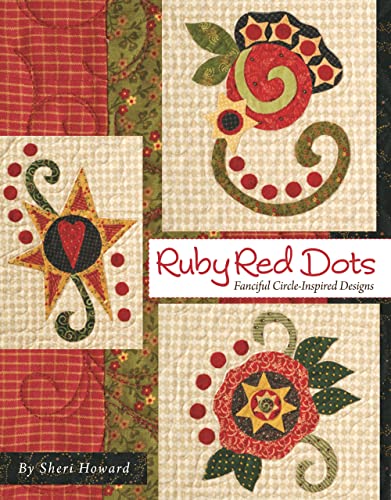 Ruby Red Dots: Elegant Circle Pattern Designs for Home Decor & Fashion Accessories | Perfect for Wall Art, Clothing & Gift Ideas