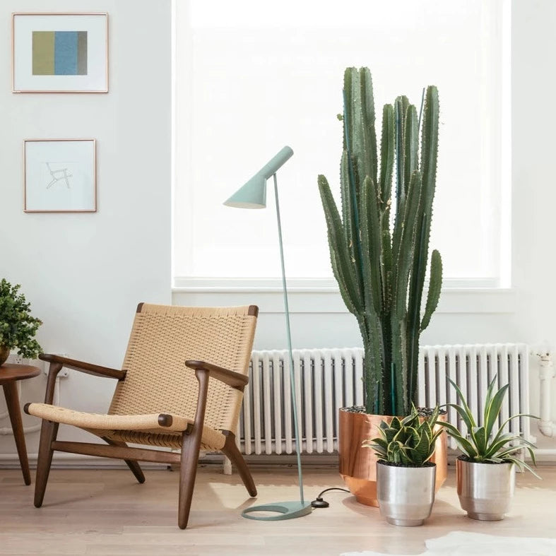 Louis Poulsen AJ Floor Lamp - Modern Scandinavian Design for Living Room, Bedroom & Office Lighting - Dimmable LED Light with Adjustable Shade