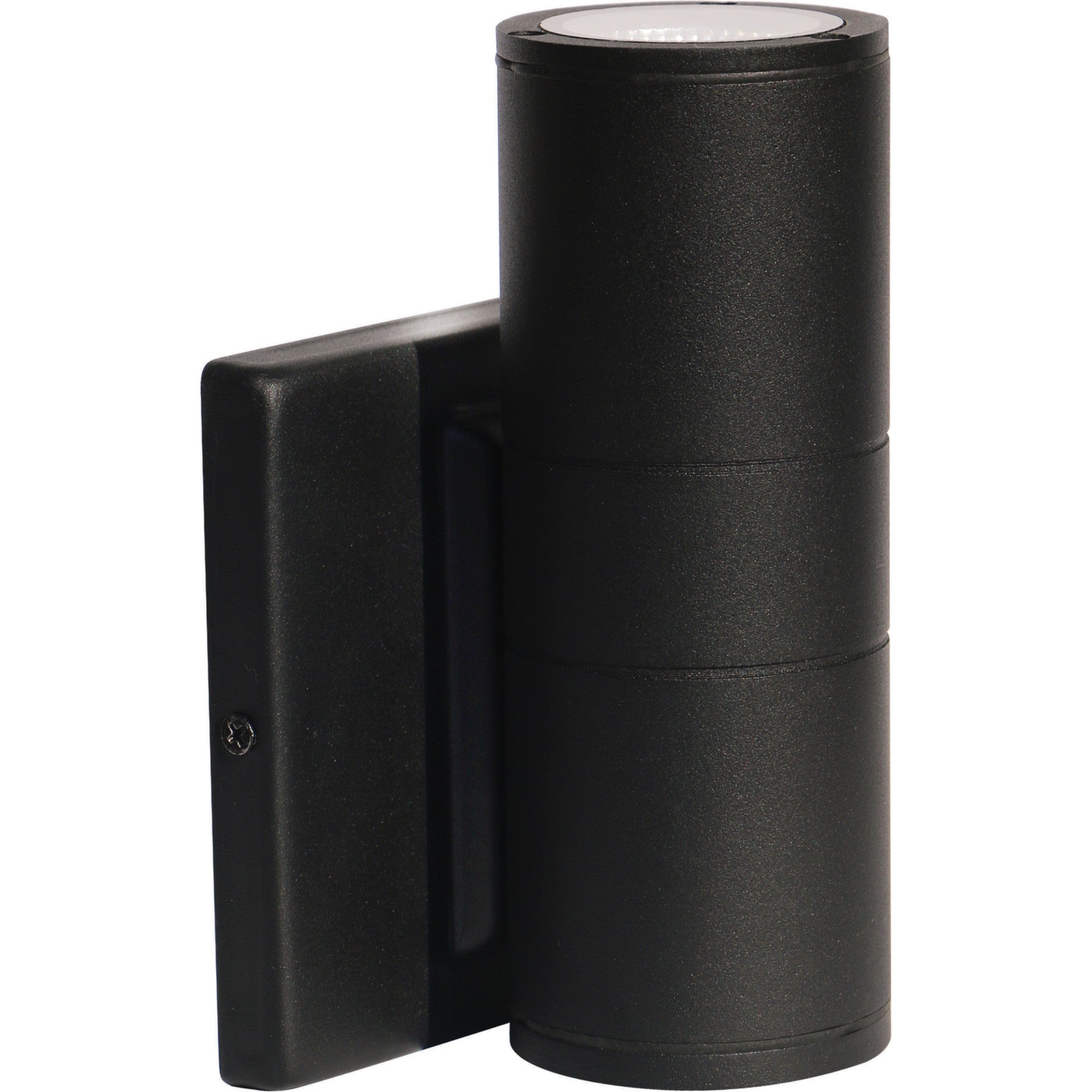 1 Light LED Outdoor Cylinder Wall Light - Up/Down Lighting for Patio, Garden & Entryway | Weatherproof & Energy Efficient Exterior Wall Sconce