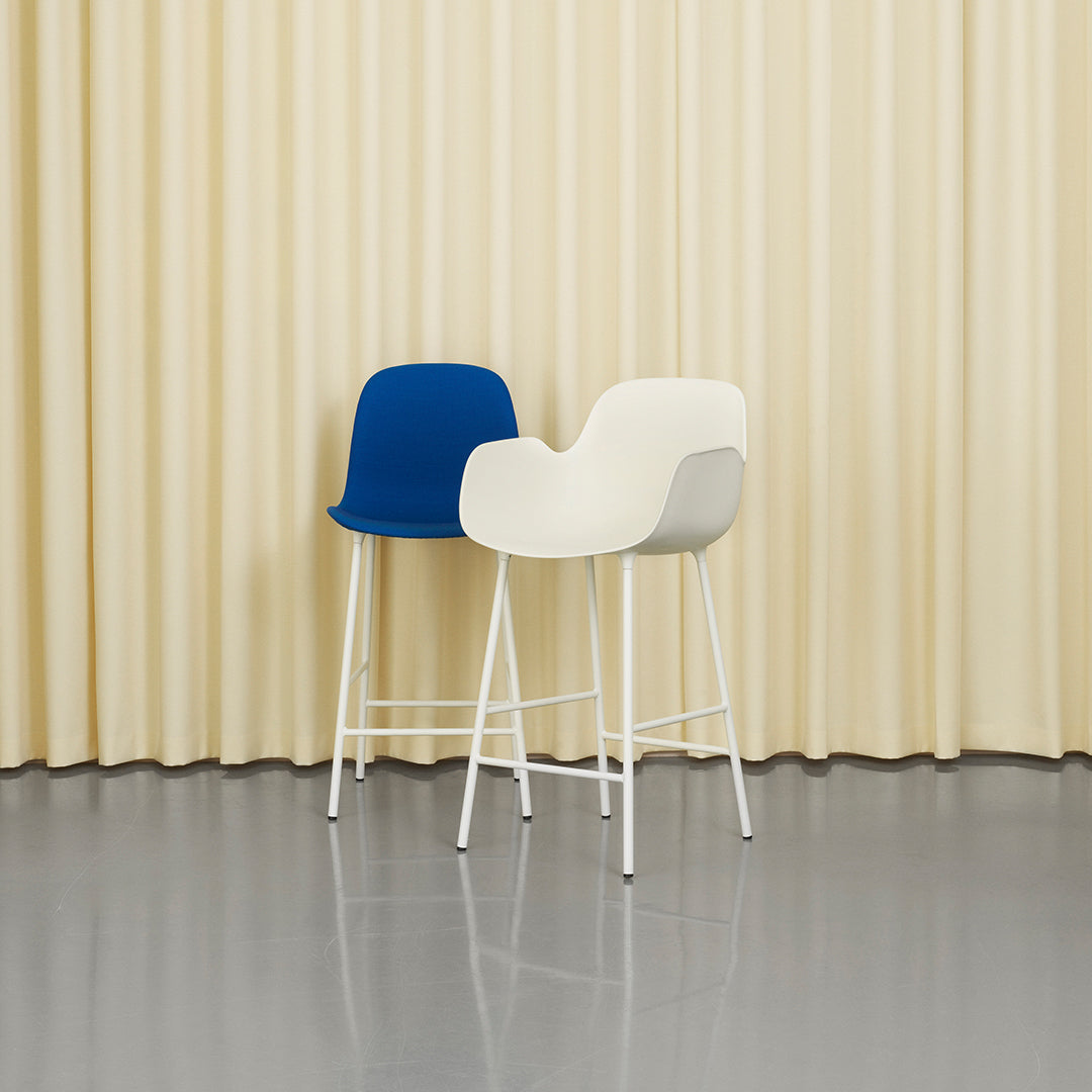 Stylish Fully Upholstered Form Counter Chair - Perfect for Kitchen Islands, Breakfast Bars & Home Dining Areas