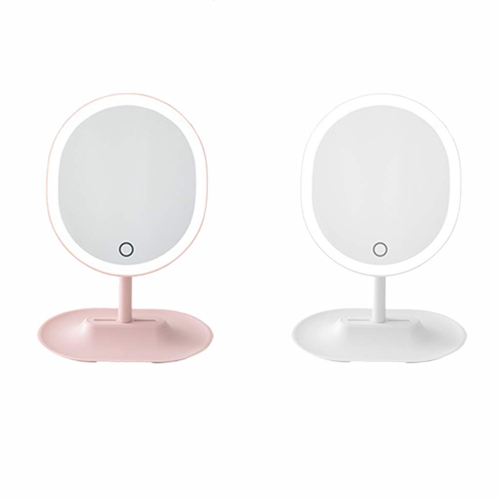 LED Makeup Mirror with Light - Touch Screen Vanity Mirror with Adjustable Brightness for Professional Makeup, Skincare, and Grooming at Home or Salon