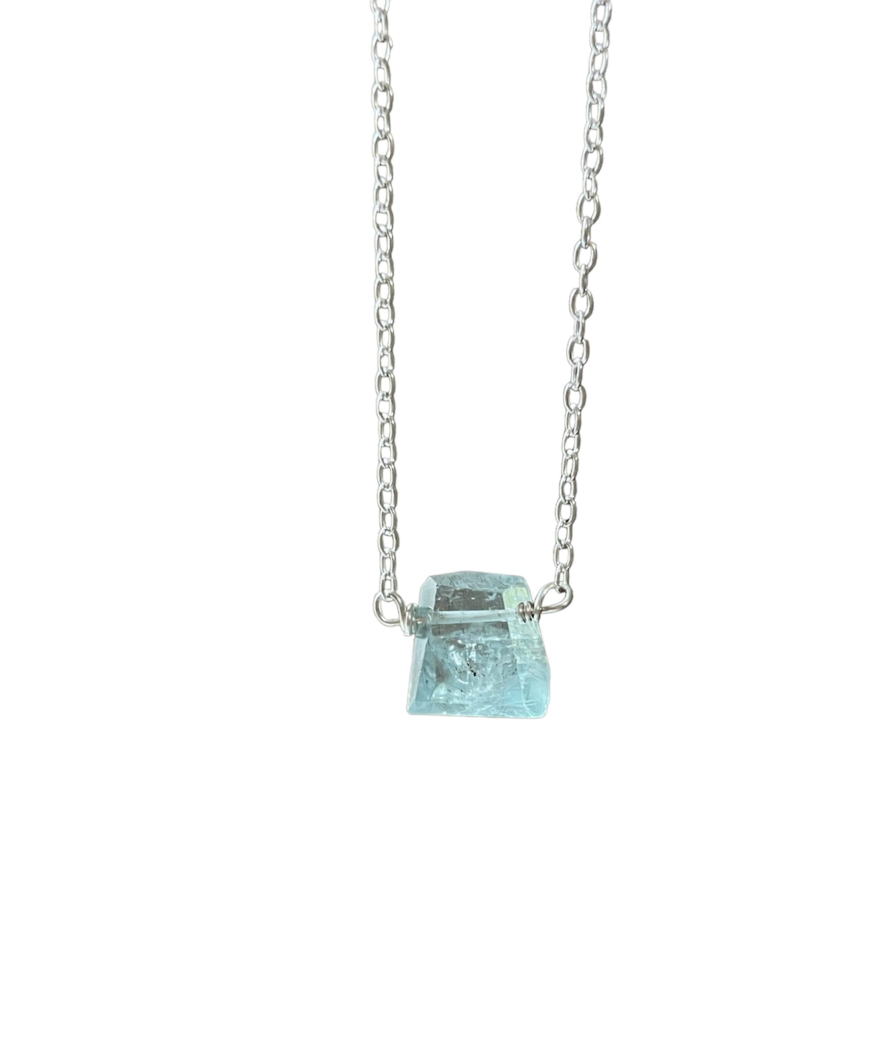 Elegant Tiny Aquamarine Gemstone Necklace - Dainty Blue Stone Jewelry for Women - Perfect for Everyday Wear, Gifts & Special Occasions