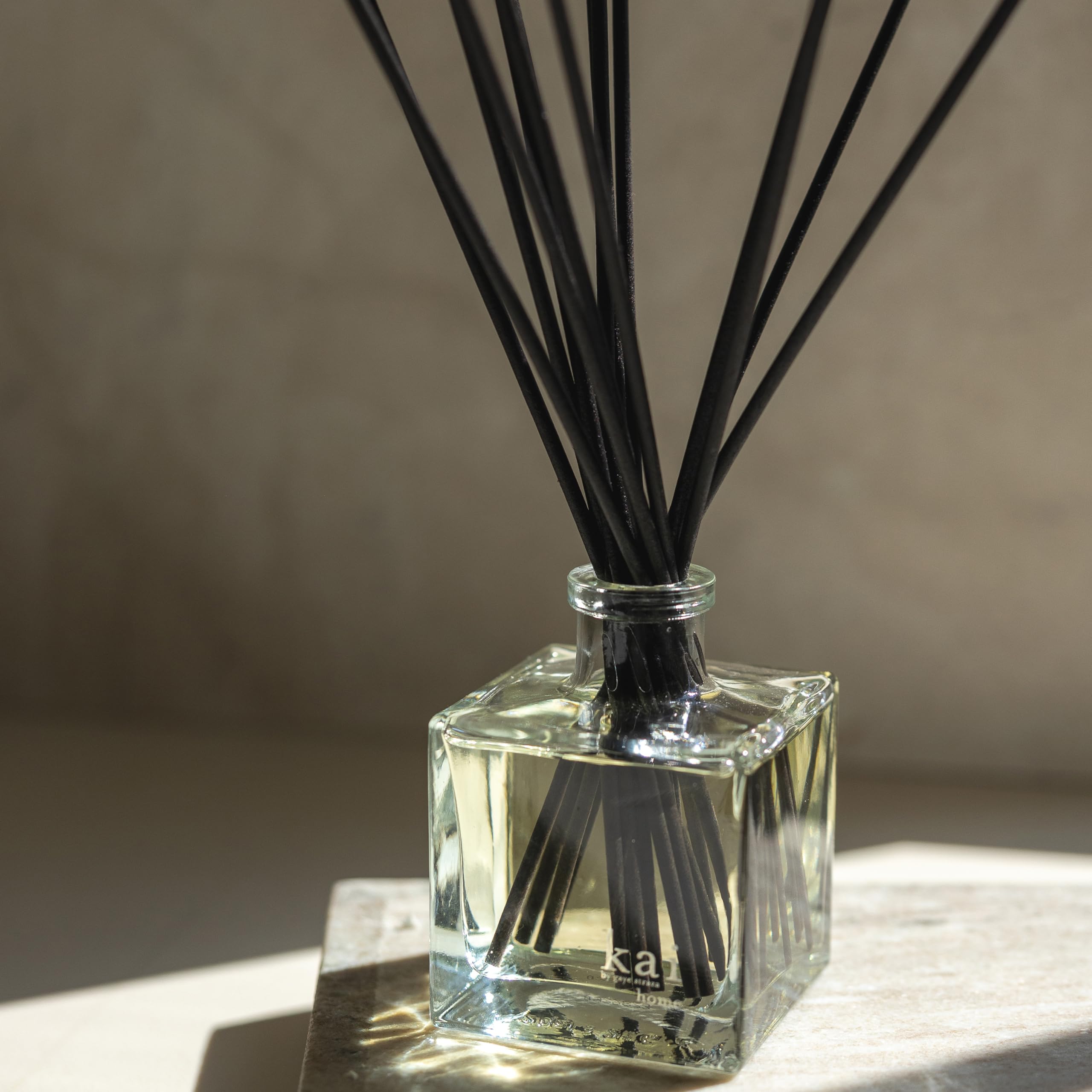 Kai Reed Diffuser - Gardenia & White Exotics Fragrance | Fresh, Light & Airy Scent | Vegan, Cruelty-Free, Recyclable | Made in USA | 6.75 fl oz | Perfect for Home, Office & Spa Aromatherapy