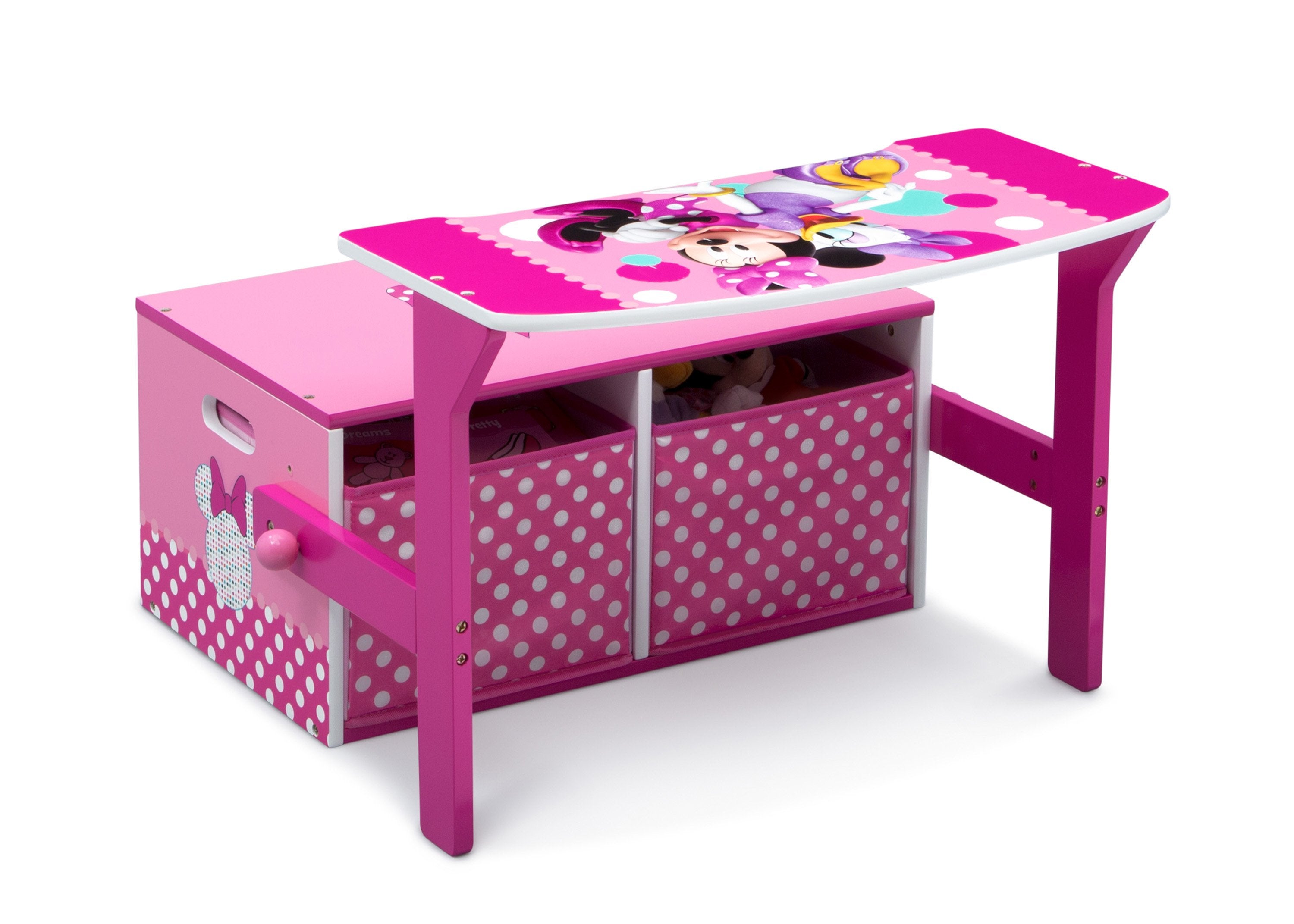 Minnie Mouse Activity Bench for Toddlers - Fun & Educational Toy for Kids - Perfect for Playtime, Learning & Pretend Play at Home or Preschool
