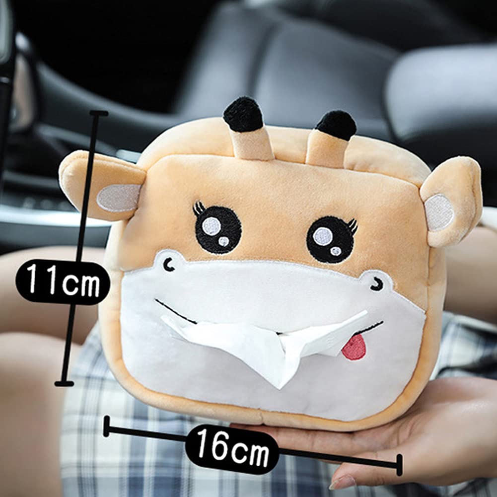 Funny Cartoon Tissue Box Cover - Pig, Whale & Deer Shaped Toilet Paper Dispenser Organizer for Car, Bathroom, Bedroom | Cute Napkin Tray & Paper Towel Holder for Vanity Countertops & Dressers