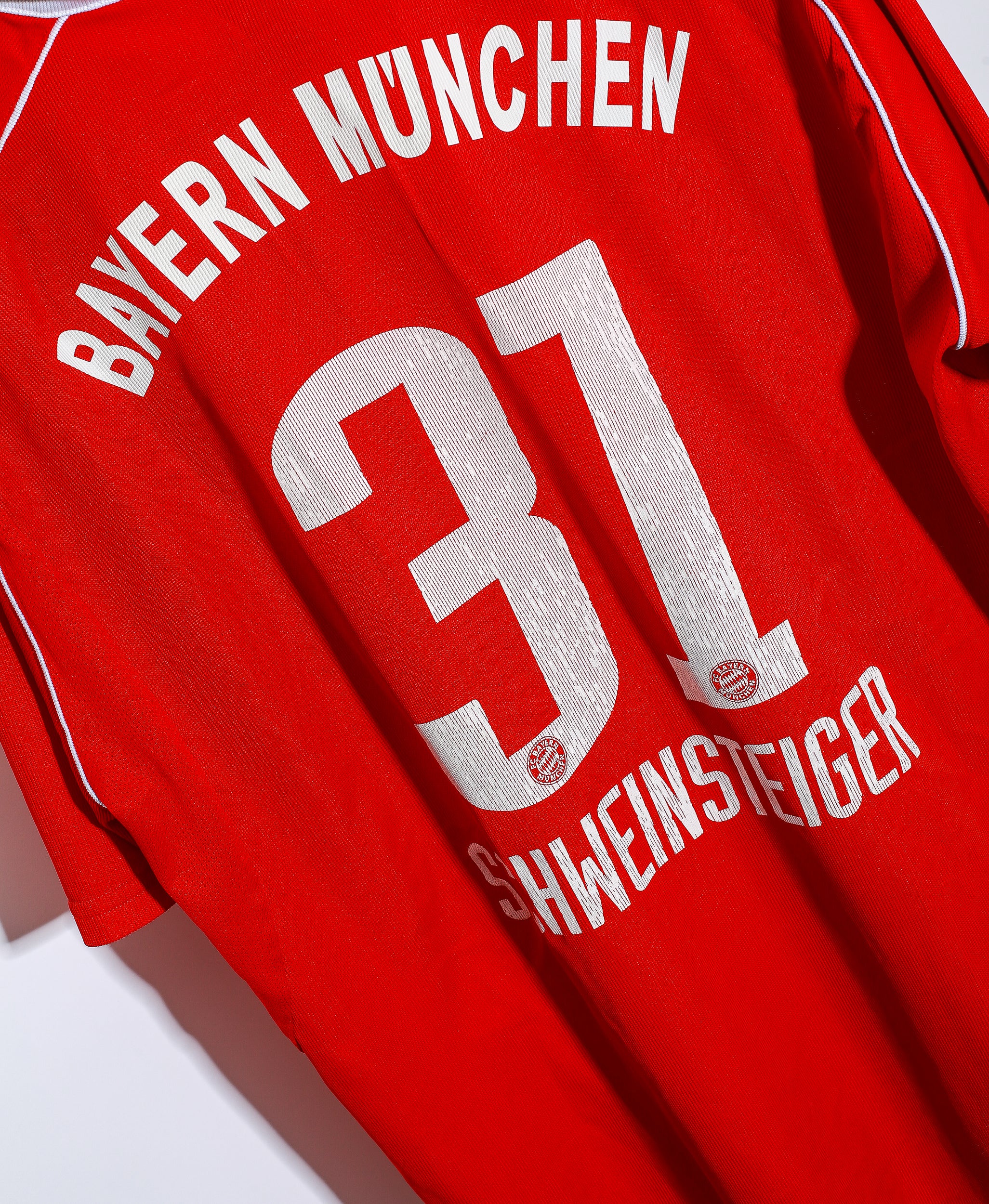 2005 Bayern Munich Home Jersey #31 Schweinsteiger - XL Size - Authentic Football Shirt for Fans & Collectors - Perfect for Matches, Gifts & Memorabilia Display