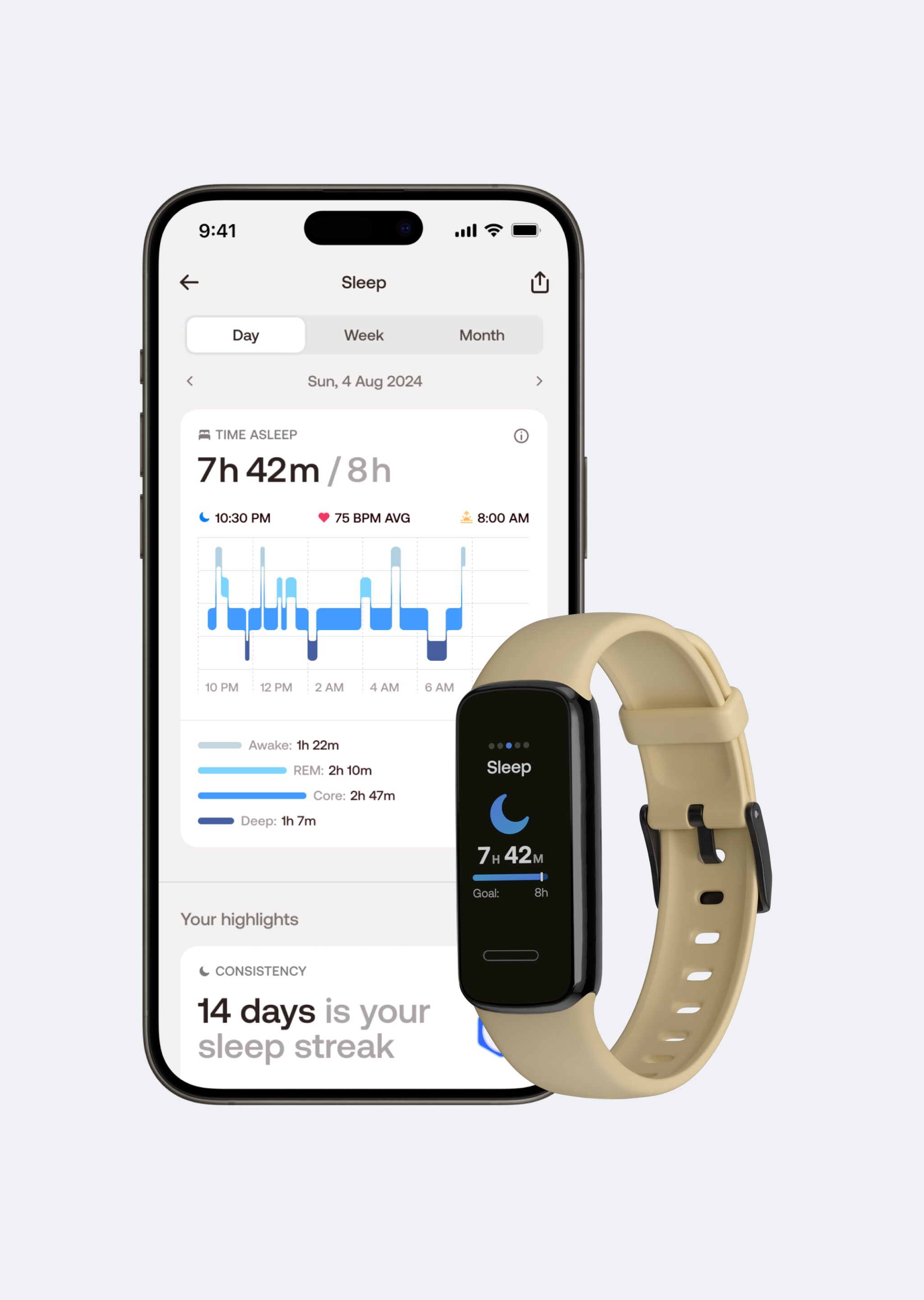BetterMe Fitness Tracker - Smart Activity Tracker with Heart Rate Monitor, Step Counter & Sleep Tracking for Women & Men - Perfect for Gym, Running & Daily Health Monitoring