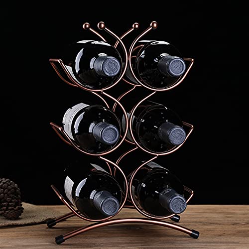 Rustic Wood Wine Rack Countertop Holder - Wine Storage Stand & Display Shelf for Kitchen, Bar, Cellar - Perfect for Home Decor & Entertaining