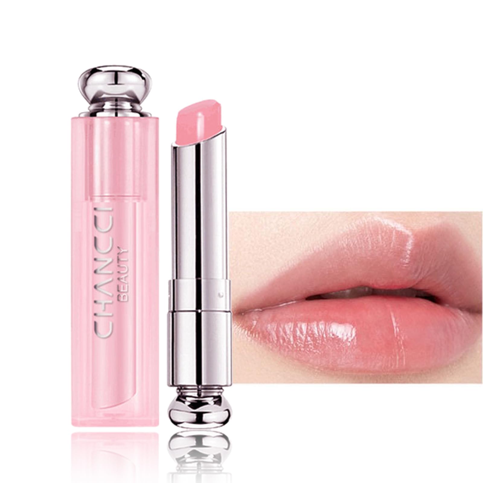 MEITREND Natural Lip Balm & Lip Oil - 24H Moisturizing Lip Care with Natural Oils for Hydration & Repair | Perfect Gift for Teen Girls | Strawberry Scented Colorless | Great for Daily Use, Dry Lips & Makeup Prep