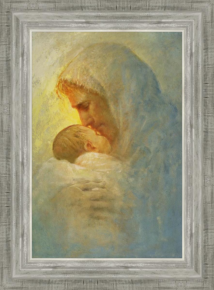 Abba By Yongsung Kim - Premium Christian Wall Art for Home & Church Decor | Inspirational Bible Verse Canvas Painting for Living Room, Bedroom & Office