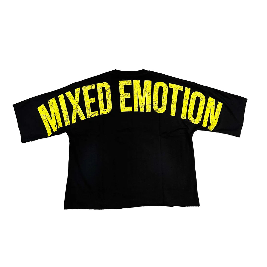 Mixed Emotions Cropped Trapped Tee | Trendy Graphic T-Shirt for Women | Perfect for Casual Outfits, Streetwear & Instagram Fashion