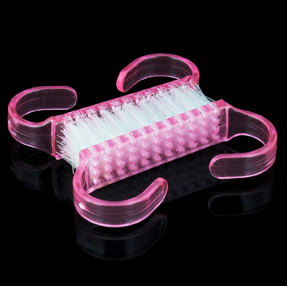 Mini Nail Brush Set - 2 Pack Small Nail Scrubber for Deep Cleaning, Stain Removal & Manicure Care | Perfect for Travel, Home & Salon Use