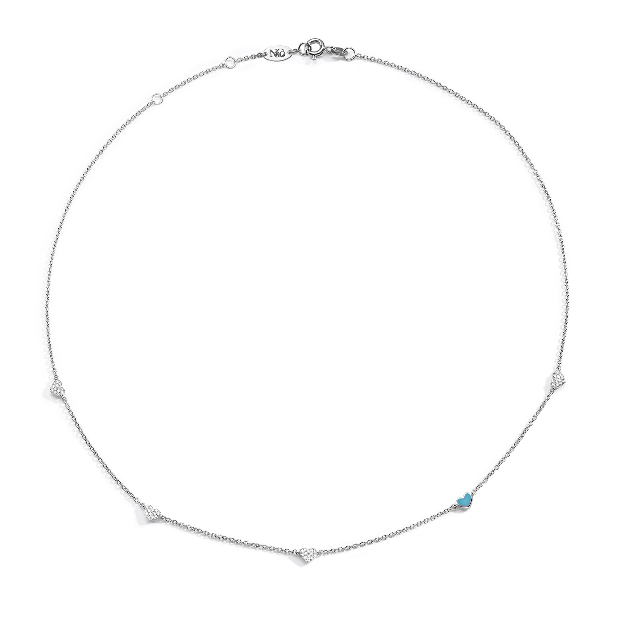 5 Hearts Necklace for Women - Elegant Layered Heart Pendant Jewelry Gift for Her - Perfect for Valentine's Day, Anniversary & Romantic Occasions