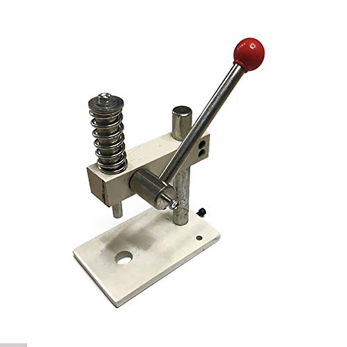 DIY Fabric Covered Button Maker Kit - 10mm Manual Button Press Machine with 100 Pcs Buttons & Molds for Sewing, Crafts, Clothing Repair - Perfect for DIY Projects, Costume Making, Scrapbooking