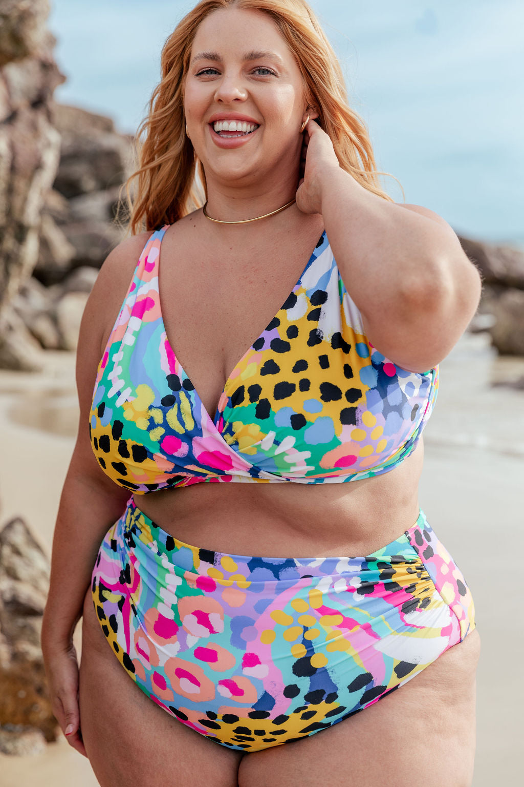 Kasey Rainbow Burleigh Bikini Top - Women's Swimwear for Beach & Pool | Stylish & Comfortable Summer Swim Top for Vacation & Water Sports