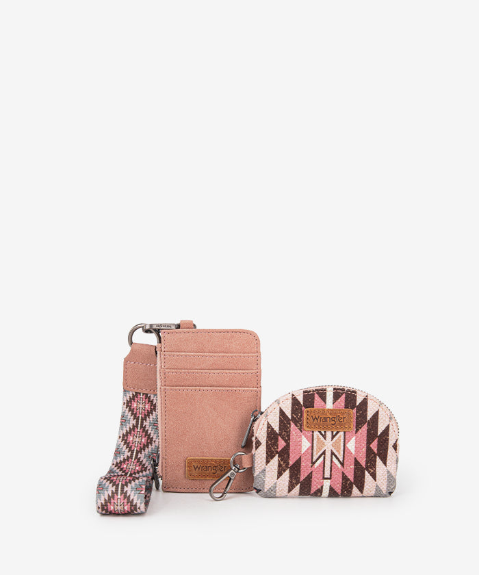 Wrangler Aztec Print Whipstitch Canvas Tote Bag Set - Stylish & Durable Handbag for Women, Perfect for Shopping, Beach & Everyday Use