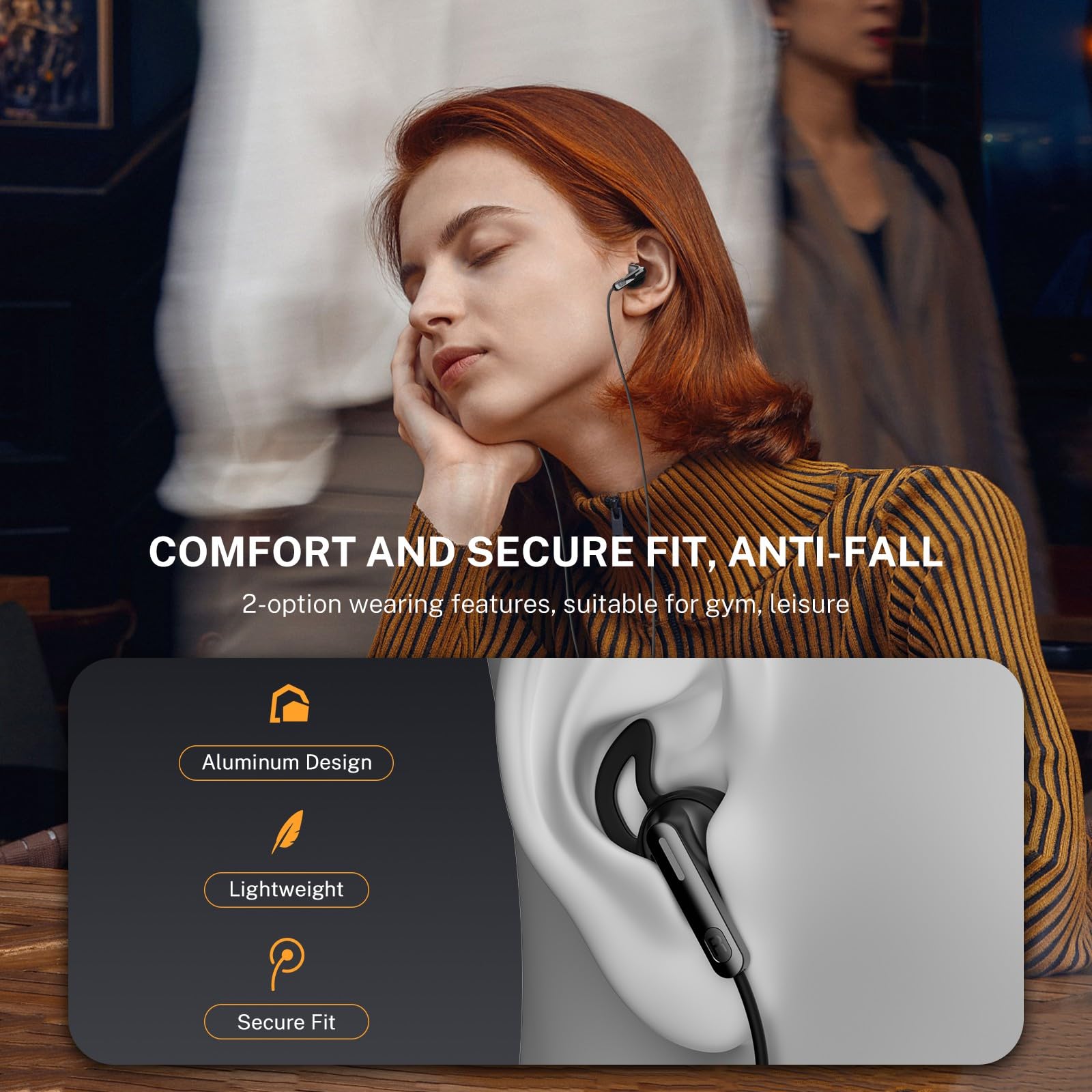 USB C Wired Earbuds with Microphone - Noise Isolating Stereo in-Ear Headphones for iPhone 15/15 Pro/16 Pro Max, Galaxy S24 Ultra/S23/S22, Android Phones - Perfect for Gaming, Music, Calls & Commuting