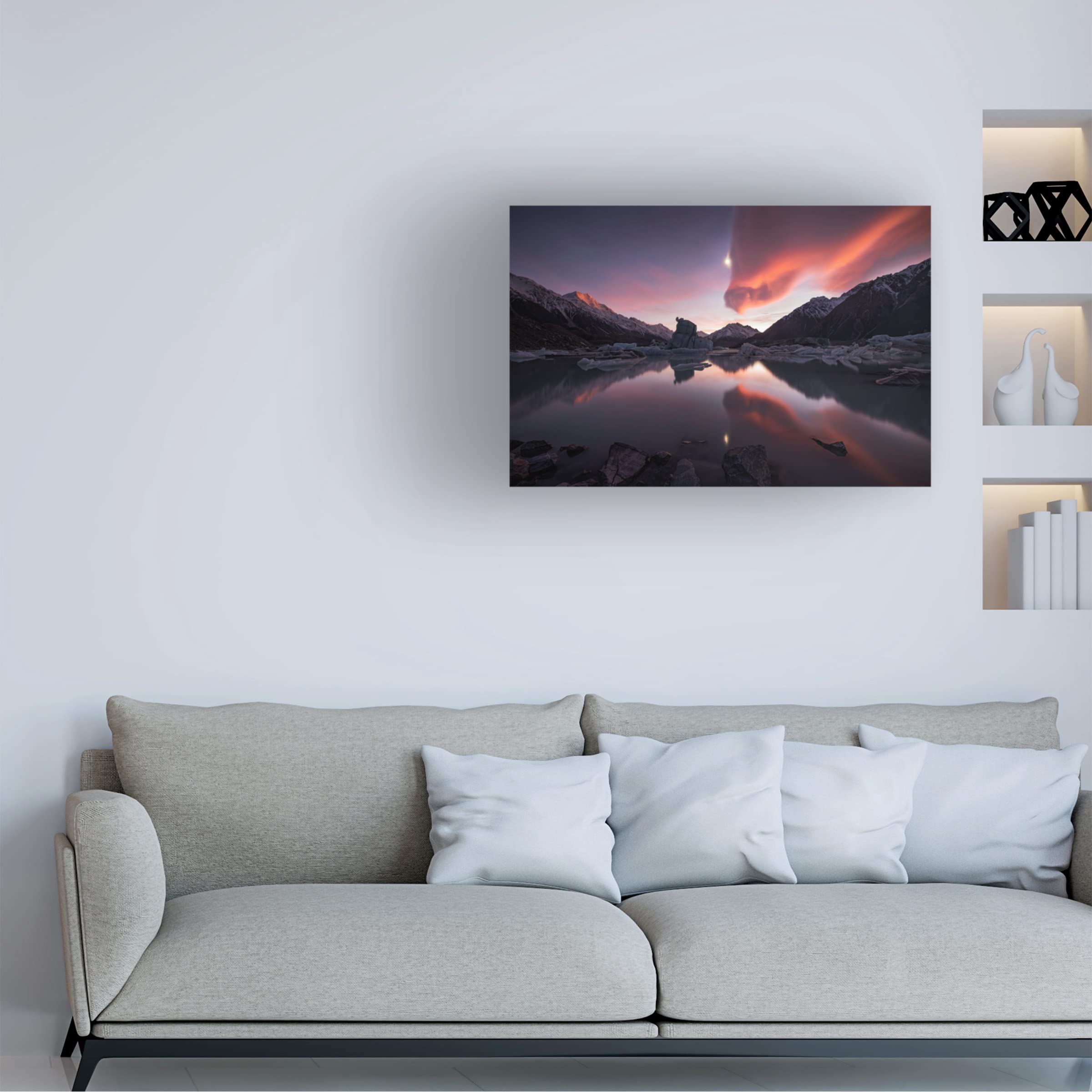 Trademark Fine Art 'Kiss Of Dragon' Canvas Wall Art by Yan Zhang - Asian Home Decor, Living Room & Office Wall Decor