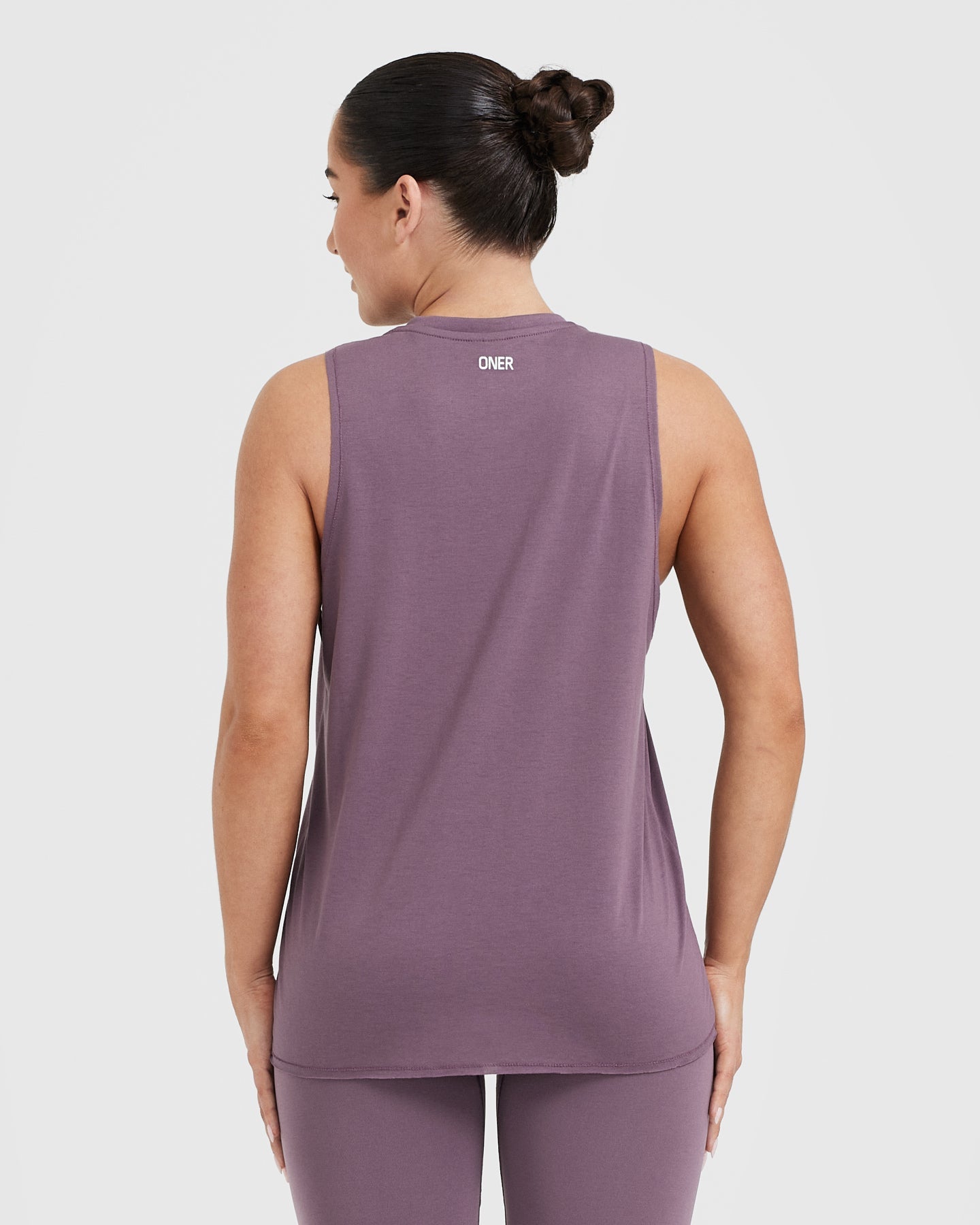 Vintage Purple Unisex Muscle Vest - Graphic Print Workout Tank Top for Gym, Running & Fitness Training