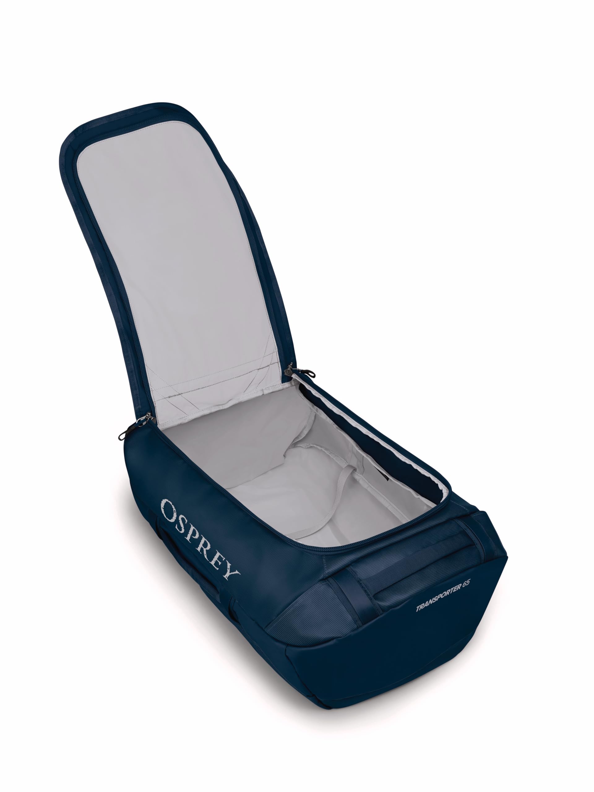 Osprey Unisex-Adult Transporter 65 Duffel Bag - Waterproof Travel Duffel for Camping, Hiking & Air Travel - Durable Carry-On Luggage with Shoulder Straps