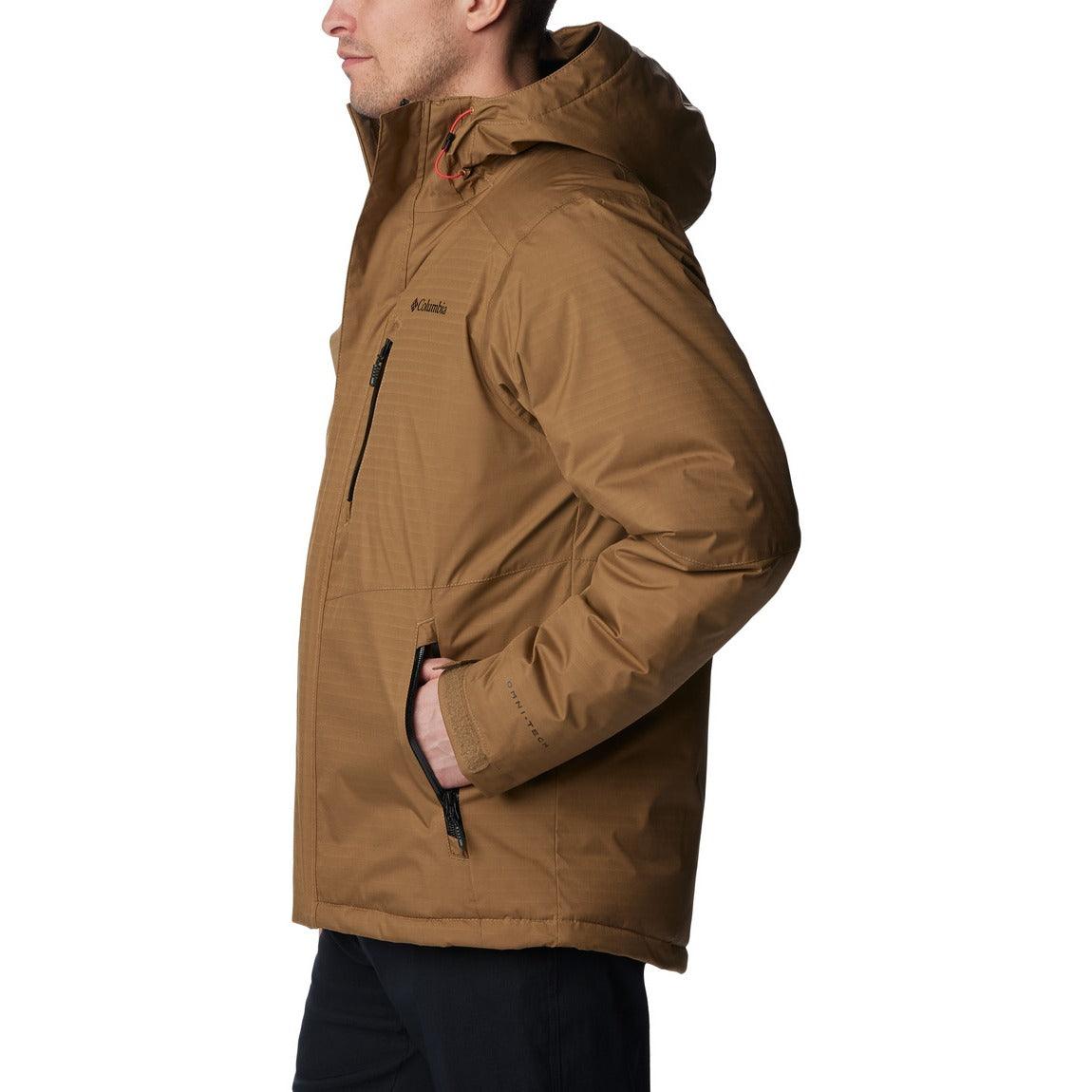Columbia Men's Oak Harbor Omni-Heat Infinity Insulated Waterproof Rain Jacket - Windproof Winter Coat for Hiking, Camping & Outdoor Activities