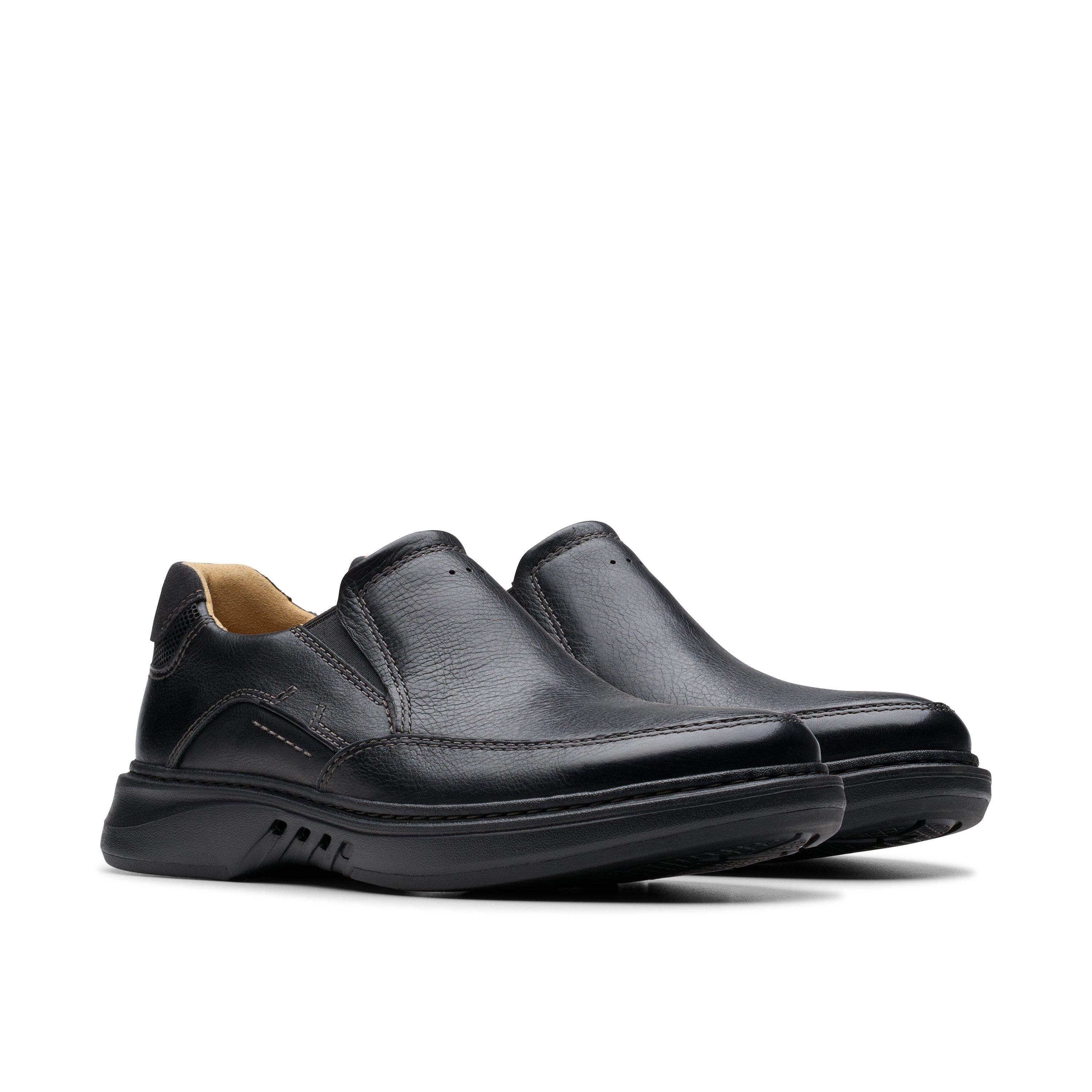CLARKS Men's Briley Step Loafers - Comfortable Slip-On Shoes for Wide & Medium Width - Perfect for Business Casual & Office Wear
