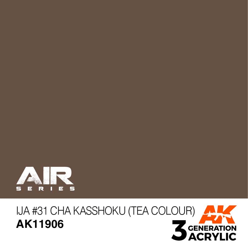 Premium AK Air IJA #31 Tea Color Ink - Ideal for Calligraphy, Art Projects, and Japanese Brush Painting