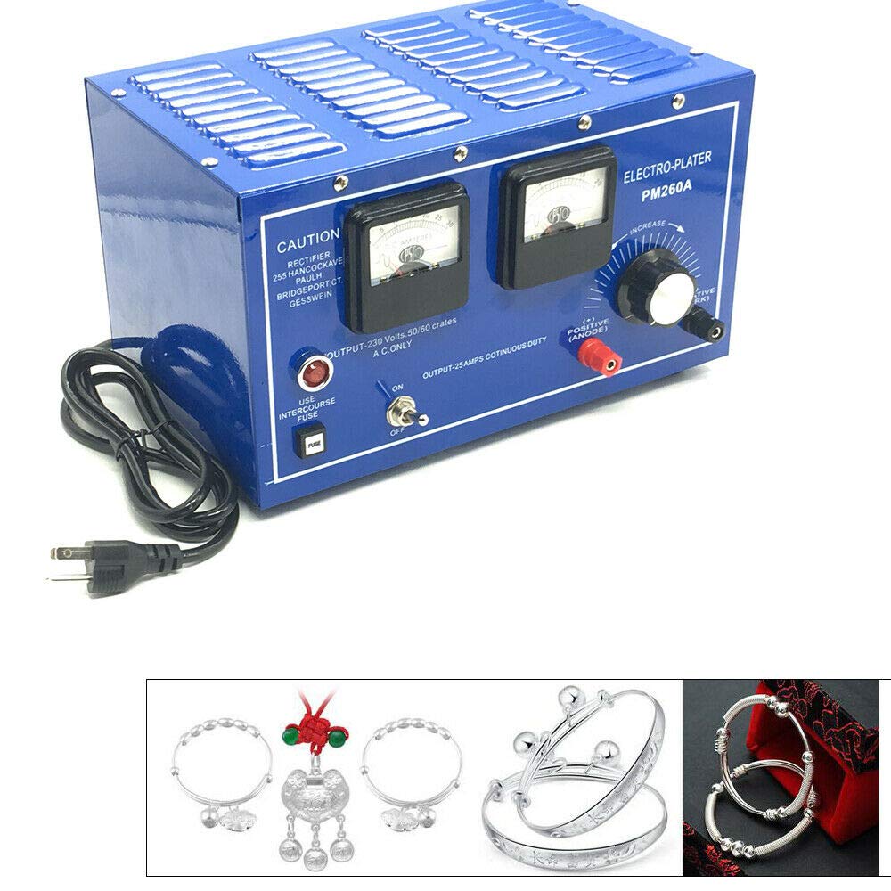 30A Gold Plating Machine for Jewelry - Platinum, Silver Electroplating Rectifier with Surface Treatment | Professional Jewelry Plater for Rings, Necklaces & Watches | Perfect for Jewelry Repair & Custom Design
