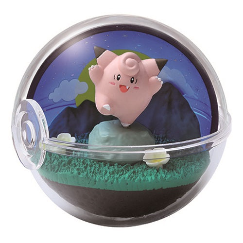Pokemon Terrarium Collection - 8 Re-Ment 3 Inch Miniature Collectible Figures for Home Decor, Office Display & Anime Fans - Perfect for Shelf Displays, Gift Giving & Pokemon Enthusiasts