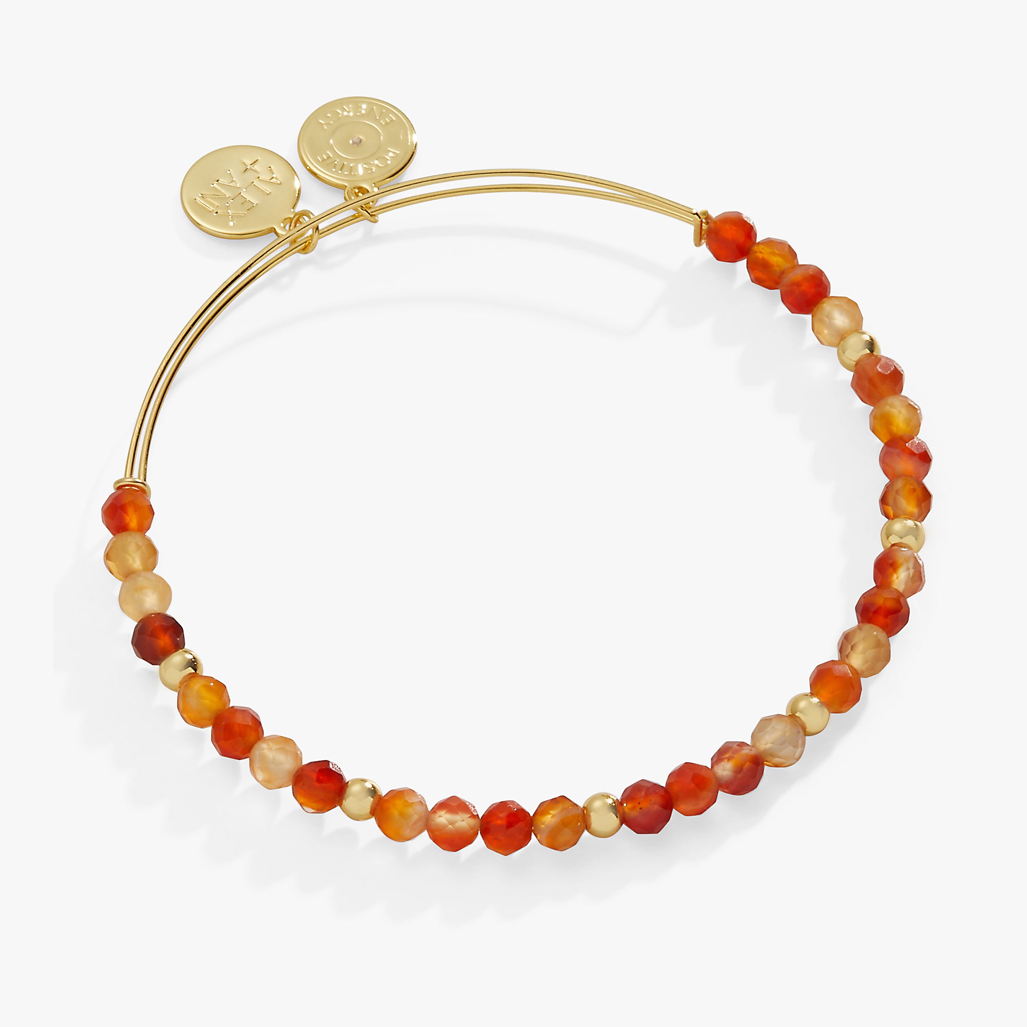Natural Carnelian Stone Beaded Bangle Bracelet for Women - Healing Crystal Jewelry for Energy, Confidence & Success - Perfect for Meditation, Yoga & Spiritual Gifts