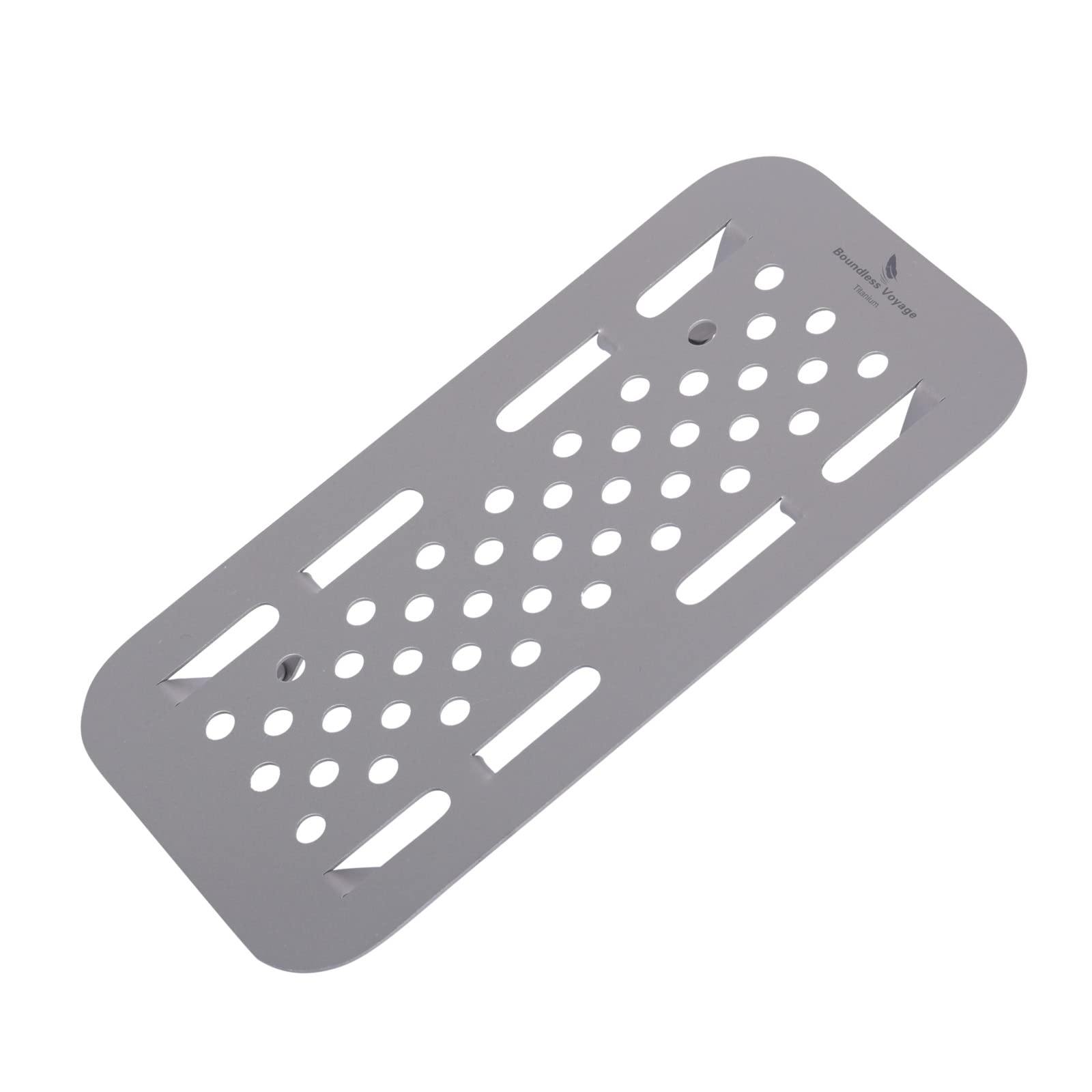 Boundless Voyage Pure Titanium Mini Steaming Rack Stand - Compact & Lightweight for Toast, Bread & Dumplings - Perfect for Camping, Backpacking, Picnics & Solo Travel (Model L-Ti6027P) | Portable Cooking Solution for Outdoor Adventures & Small Kitchen Spaces
