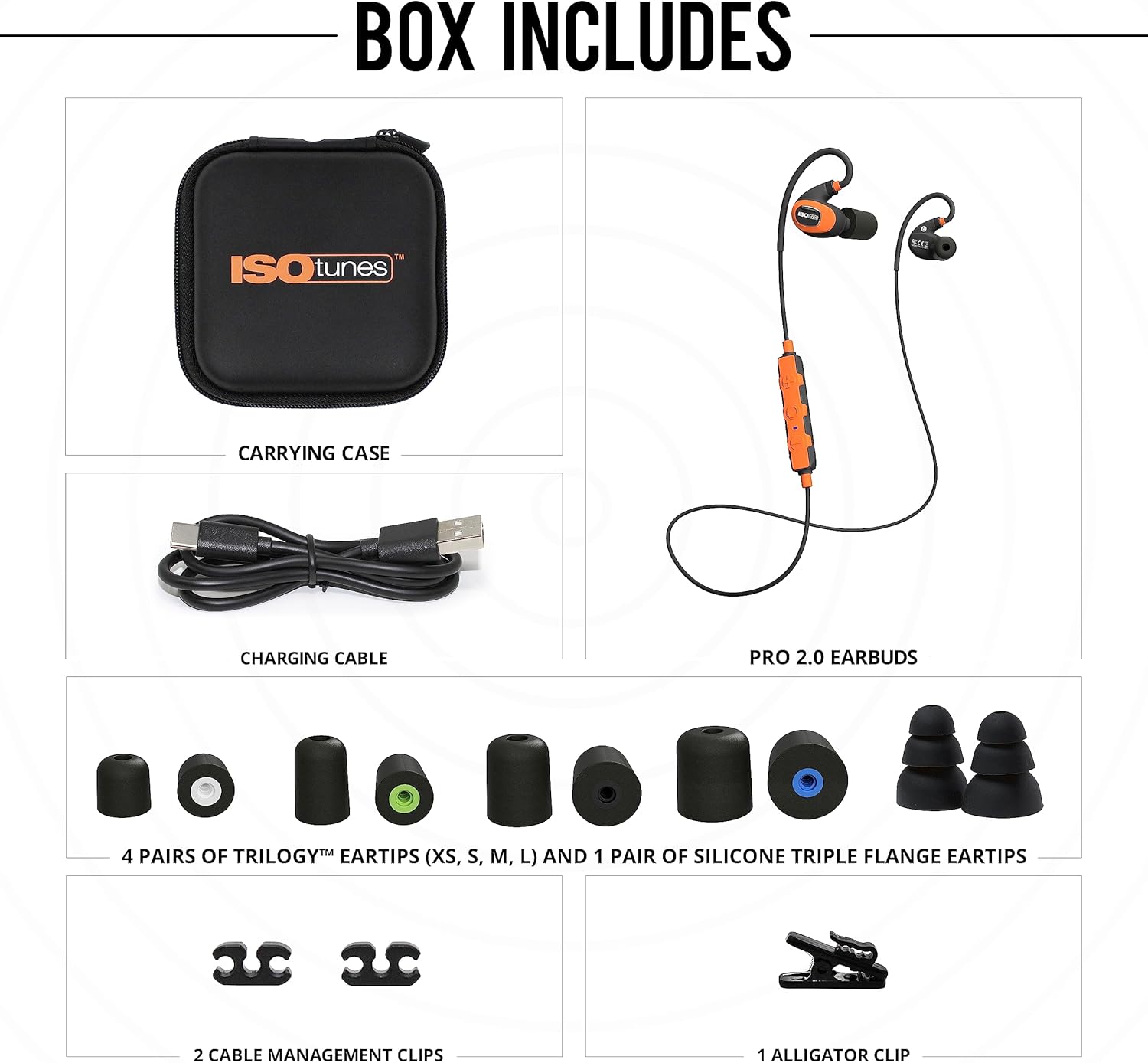 ISOTUNES IT 21 PRO 2.0 Bluetooth Earplug Headphones - Noise Cancelling Wireless Earbuds for Construction, Lawn Mowing & Industrial Work Safety