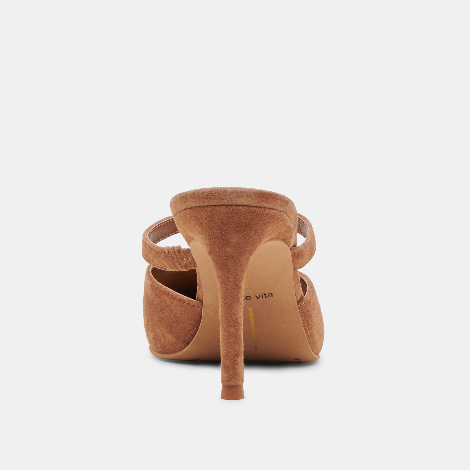 KANIKA Women's Pecan Suede High Heels - Stylish & Comfortable Dress Shoes for Parties, Weddings & Office Wear