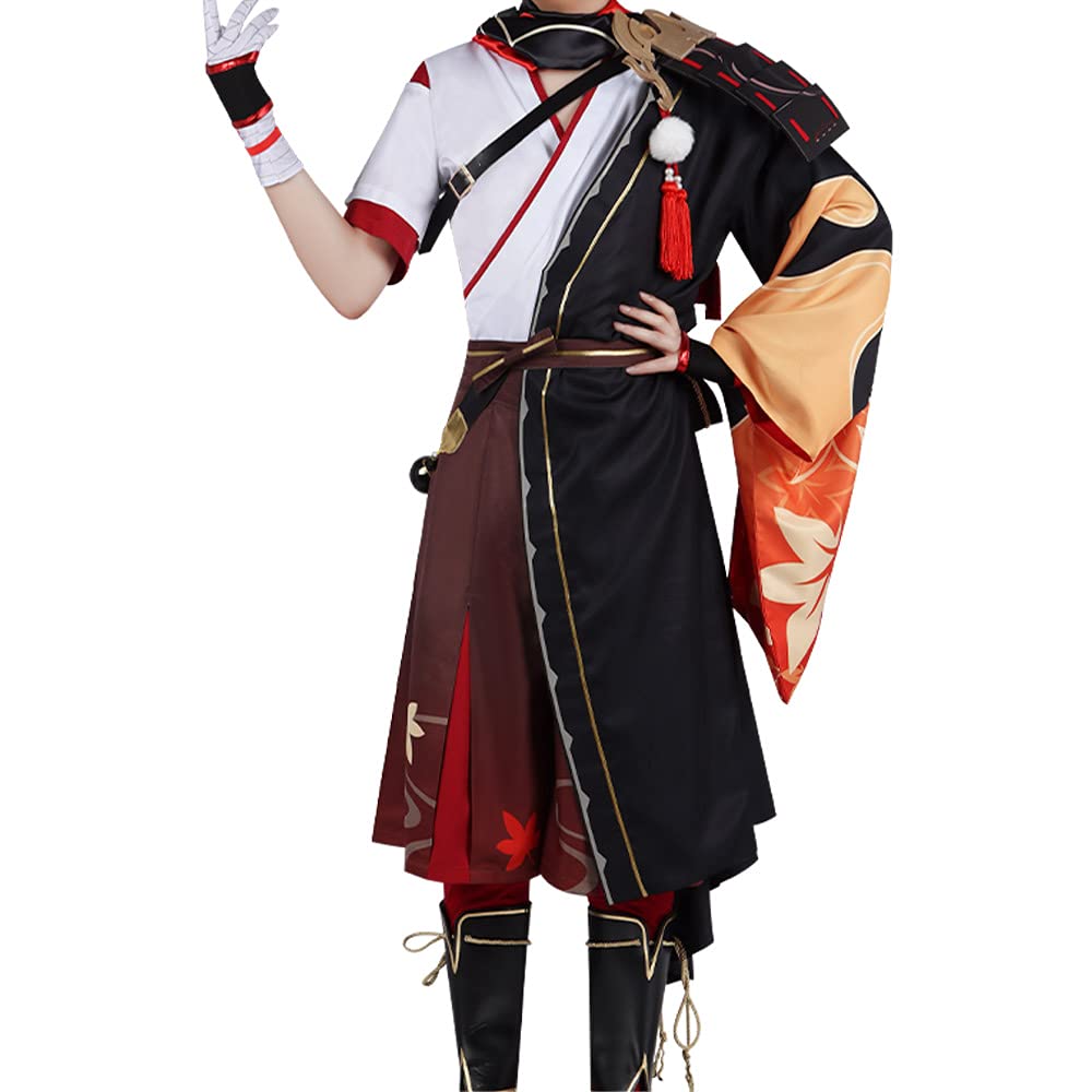 Genshin Impact Yoimiya Cosplay Costume - Premium Custom Made Halloween Outfit for Anime Conventions & Cosplay Events