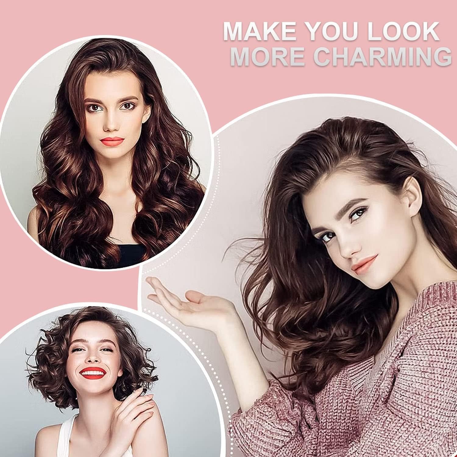 NYAMAH SALES Hair Root Clip - Fluffy Hair Curler Clips for Volume & Styling (2-Pack, Multi Color) - Plastic Self-Grip Root Volumizing Tool for Curly, Wavy & Straight Hair - Perfect for Salon, Home Use & Travel Styling