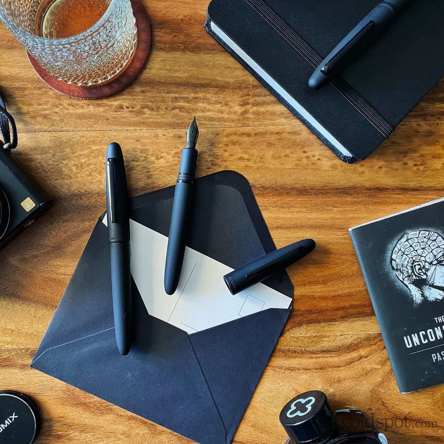 Esterbrook Estie Regular Fountain Pen - Premium Black Trim Raven Design for Writing, Calligraphy & Gifting | Elegant Office, School & Home Use