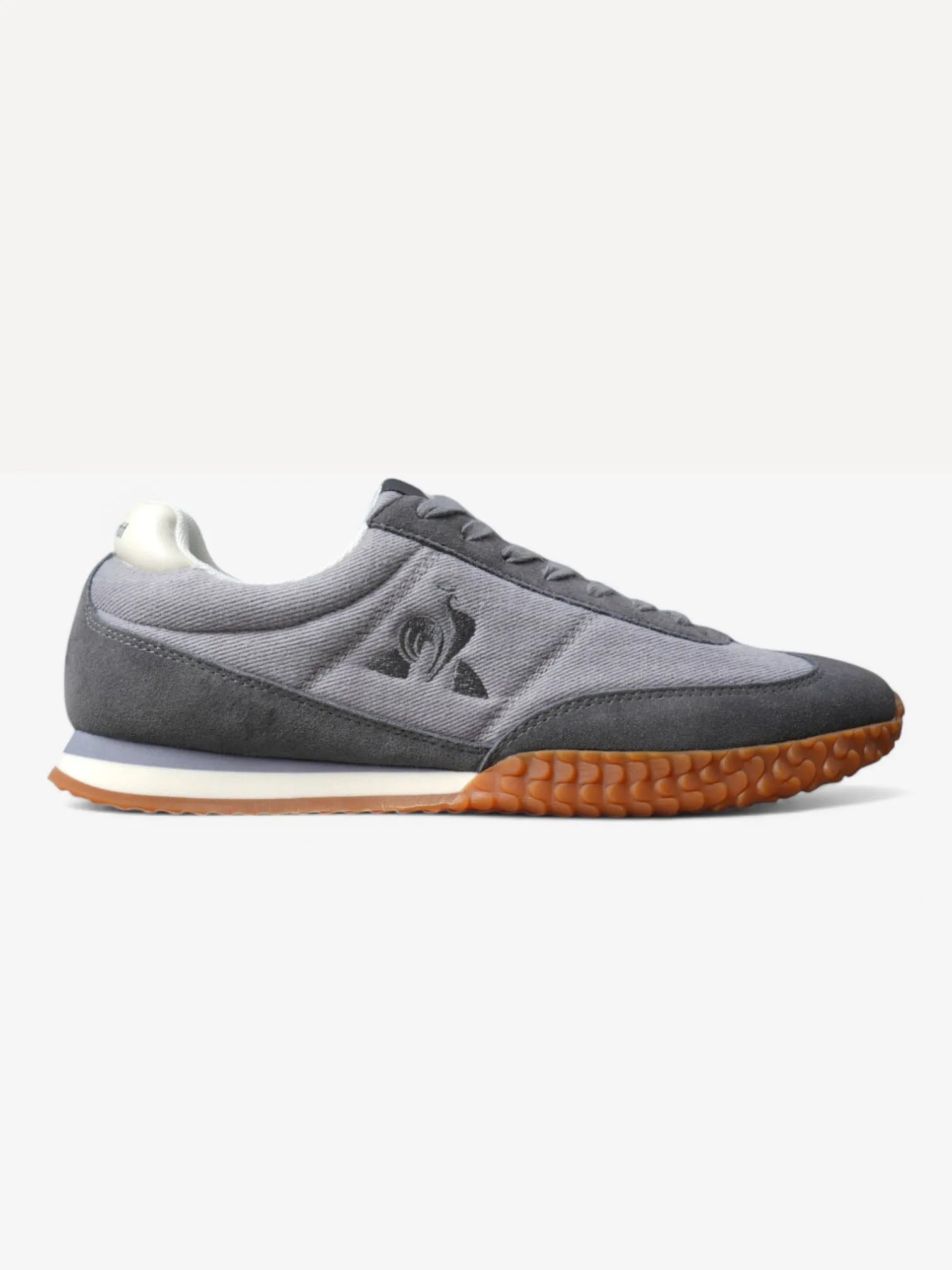 Le Coq Sportif Veloce Action Sneakers - Light Gray/Beige Running Shoes for Men | Comfortable Athletic Footwear for Jogging, Gym & Casual Wear