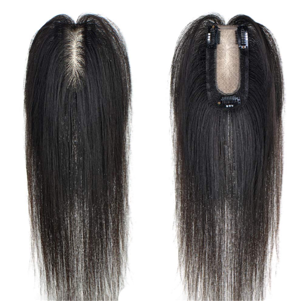 Clip in Human Hair Topper for Women - 16