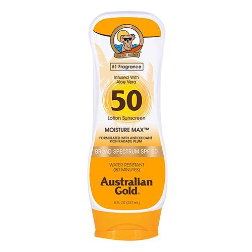 Australian Gold Sunscreen Lotion SPF 30 - 8 oz Broad Spectrum UVA/UVB Protection - Water Resistant & Reef Safe - For Beach, Pool & Outdoor Activities