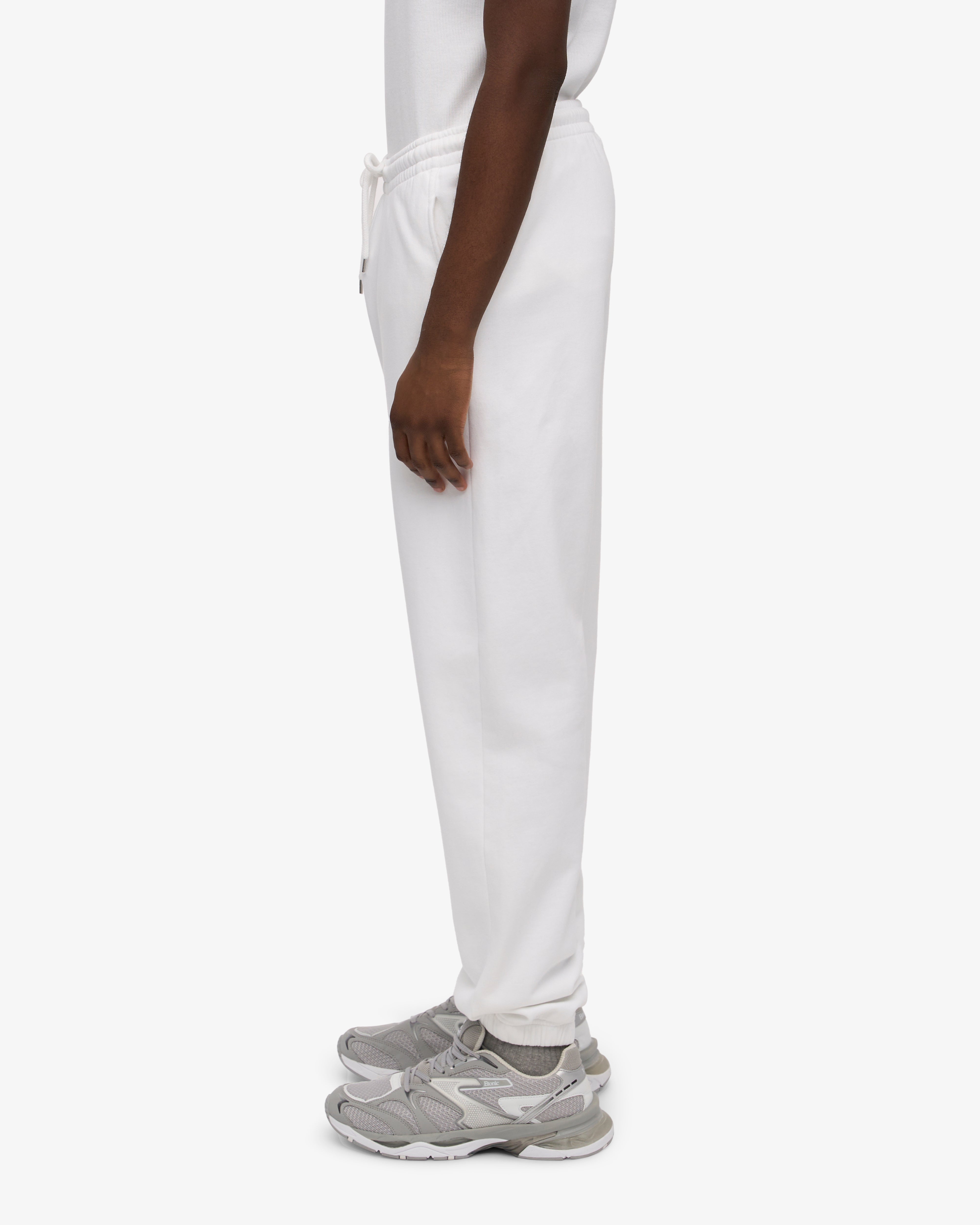 Organic Cotton Sweatpants for Women - Soft & Comfortable Joggers - Optical White - Perfect for Yoga, Lounge & Casual Wear