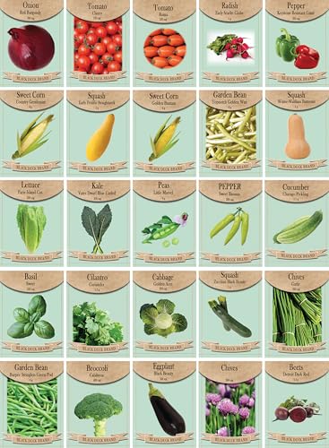 25 Variety Deluxe Vegetable Garden