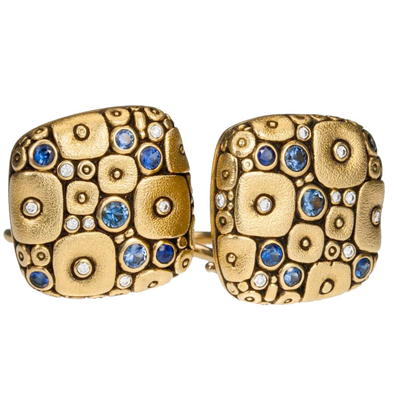 Alex Sepkus Soft Mosaic Earrings E 115S - Handcrafted Sterling Silver Dangle Earrings for Women | Perfect for Weddings, Parties & Special Occasions