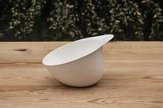 Organic Nest Sugarcane Tasting Bowl Set - Eco-Friendly Handcrafted Dessert Bowls for Ice Cream, Pudding & Fruit - Perfect for Home, Parties & Gifts