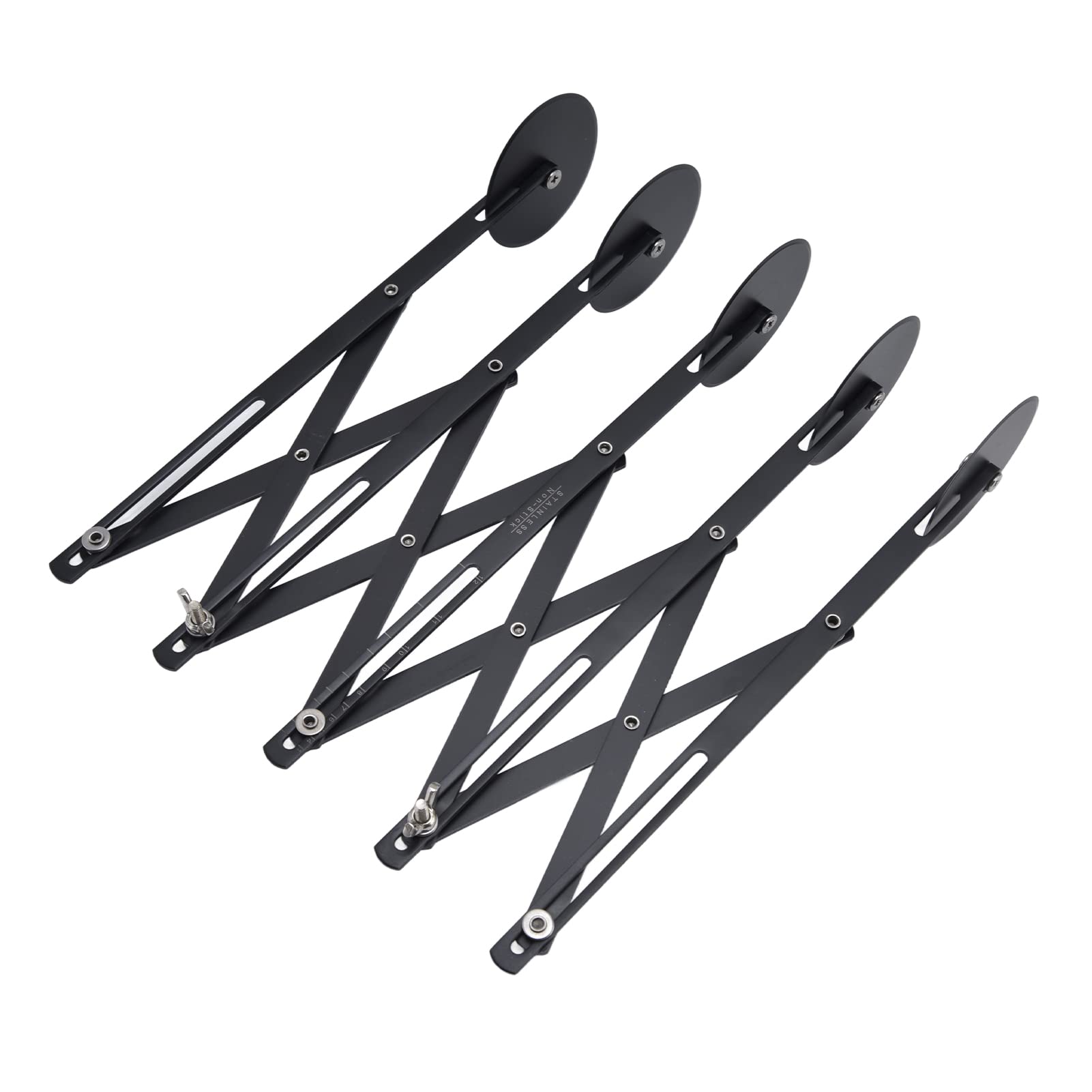 5-Wheel Dough Cutter Divider - Precision Pasta & Pizza Dough Wheel Cutter for Even Portions - Perfect for Home Baking, Restaurant Use & Italian Cooking