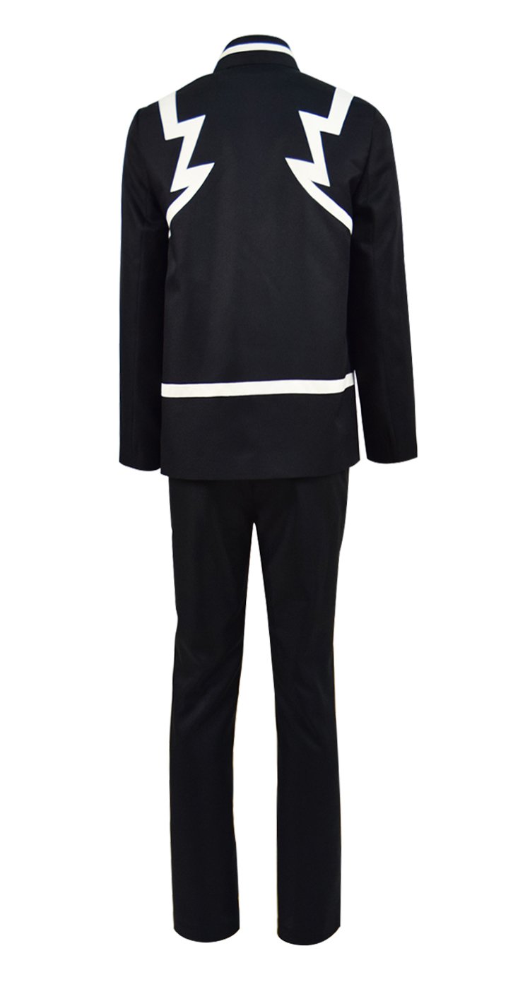 Denki Kaminari Cosplay Costume - My Hero Academia Anime Outfit for Men, Black Halloween Costume | Perfect for Cosplay Events, Halloween Parties & Anime Conventions
