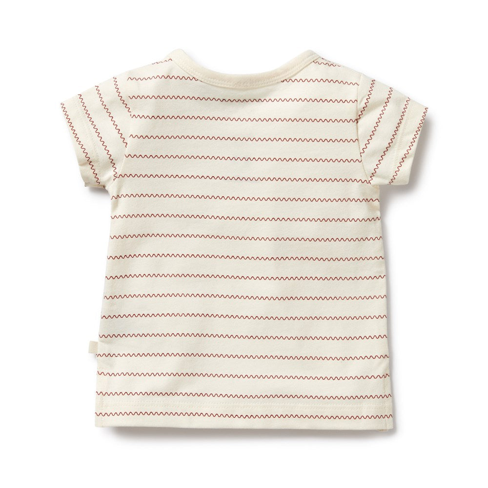 Organic Cotton Squiggle Graphic T-Shirt for Men & Women | Eco-Friendly Casual Tee for Everyday Wear, Outings & Relaxation