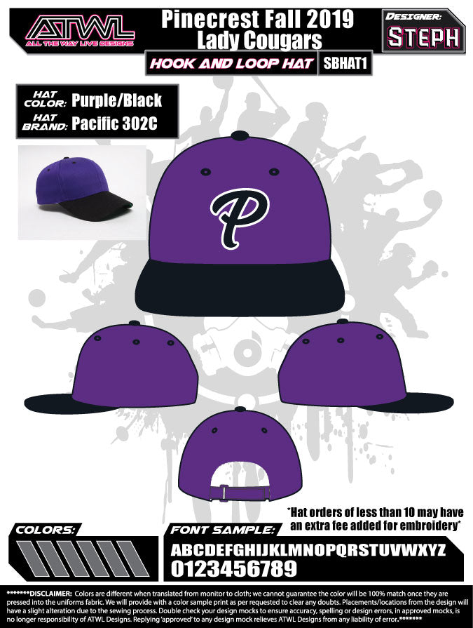 Pinecrest Fall League Hats for Men & Women - Stylish Baseball Caps for Outdoor Sports, Hiking, and Casual Wear