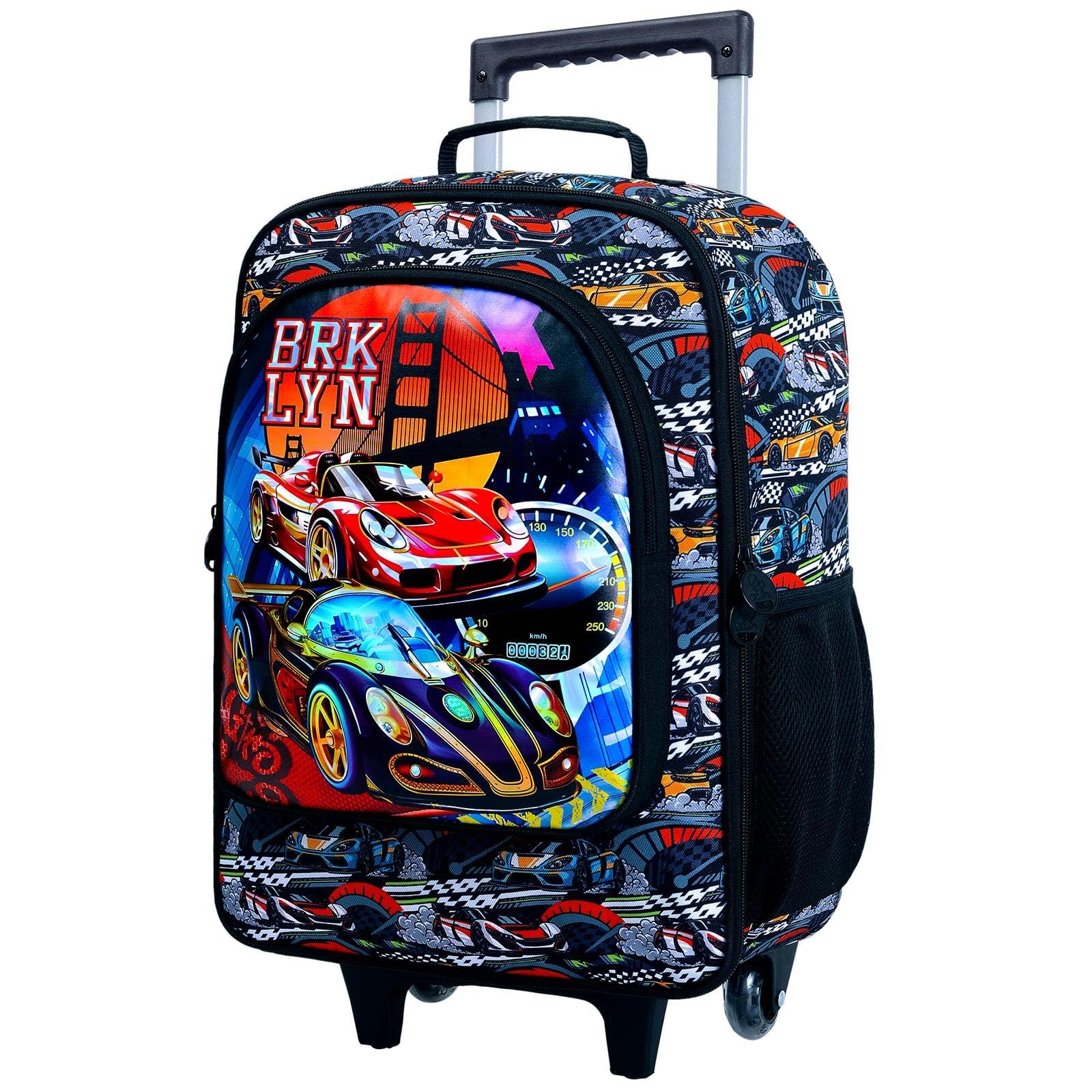 **Kids Rolling Luggage for Boys & Girls - Cute Wheeled Suitcase for Toddlers & Children - Lightweight Travel Carry-On Suitcase for Airplane, Vacation & School Trips**